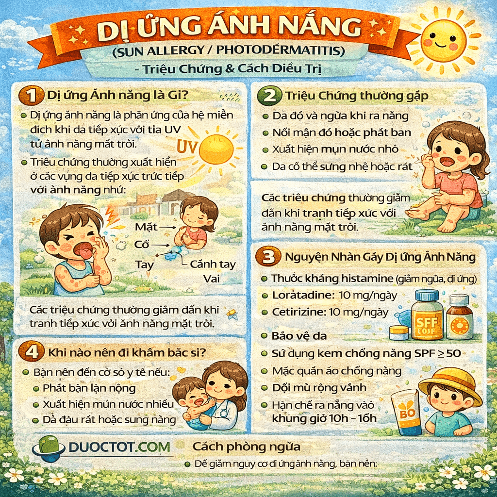 DỊ ỨNG ÁNH NẮNG (SUN ALLERGY / PHOTODERMATITIS) DỊ ỨNG ÁNH NẮNG (SUN ALLERGY / PHOTODERMATITIS)